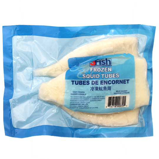 Squid Tubes Without Skin